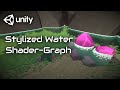 3d stylized water with refraction and foam shader graph  unity tutorial