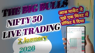 Nifty live trade 2 january 2026