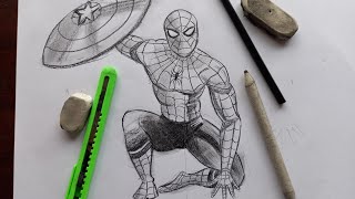 How To Draw Spider Man Drawing Step By Step | Spider Man Drawing For Beginners How To Draw Spider Man Drawing Step By Step | Spider Man Drawing For Beginners