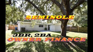 OWNER Finance 3br, 2ba home in Seminole, FL for sale [ flexible financing terms