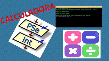 CALCULADORA BASICA EN PSEINT (SUMAR, RESTAR, MULTIPLICAR, DIVIDIR)