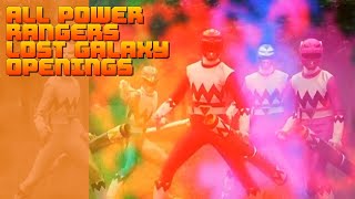 All Power Rangers Lost Galaxy Openings The Synchronized Collection  Henshinformation