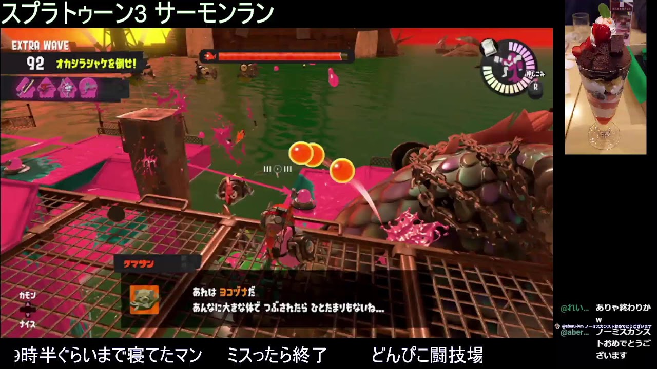 【開幕野良】サーモンラン　どんぴこ闘技場　ミスったら終了