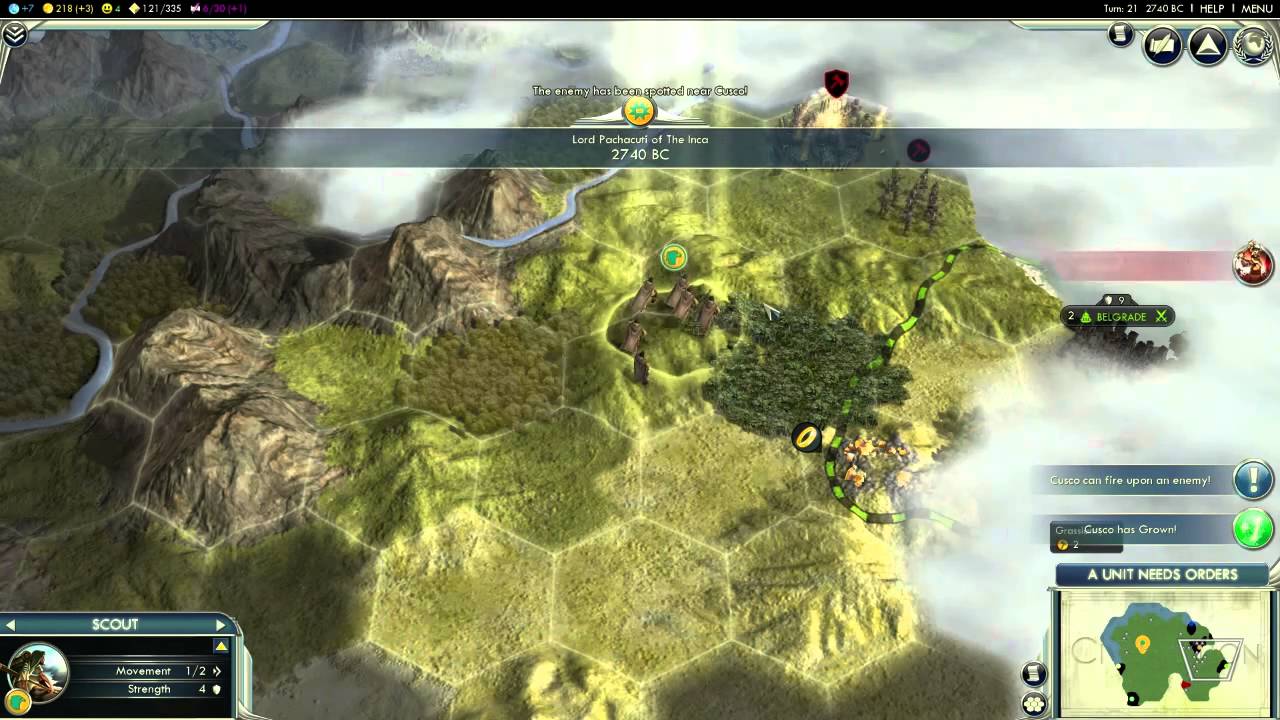 Let's play Civilization 5 Pachacuti 1 YouTube