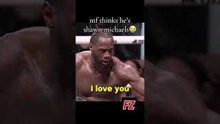 wilder hit the classic hbk emote #boxing #wwe  #deontaywilder