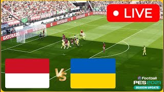 Indonesia-U20 VS Ucrania-U23 LIVE 🔴 International Friendly 2024 ⚽ Live Simulation/Recreation