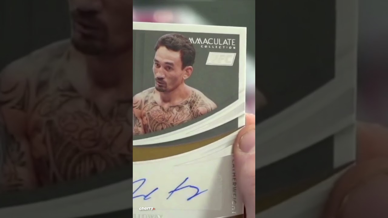 Khabib Nurmagomedov autograph pulled from Panini Immaculate UFC 