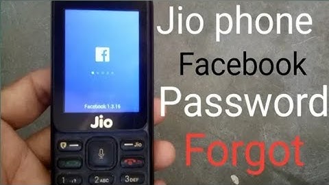 jio phone se facebook ka password kaise change kare by Technical Guru