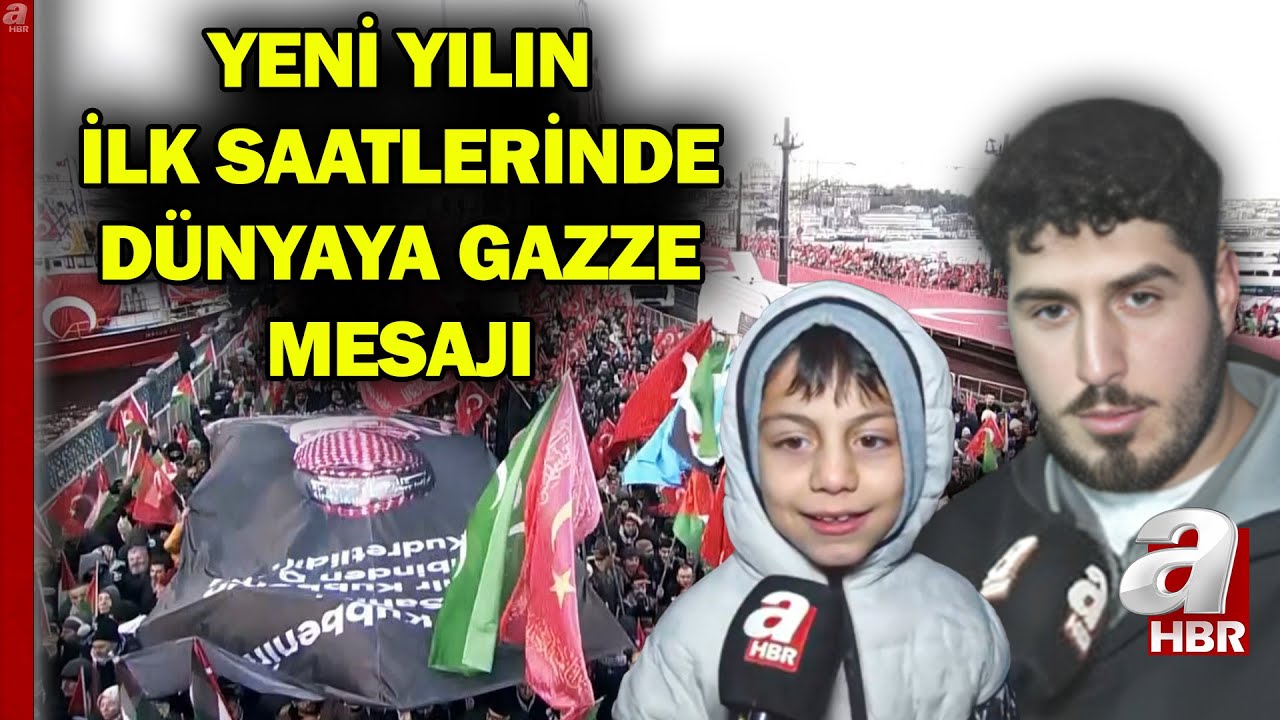 Türkiye'nin Dört Bir Yanında Gazze İçin Geldiler: Filistin İçin Yürüyoruz..| A Haber
