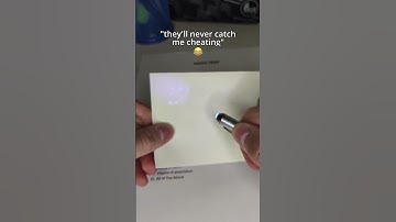 Easy cheating 😂 #schoolcheat #schoolhacks #cheat #school