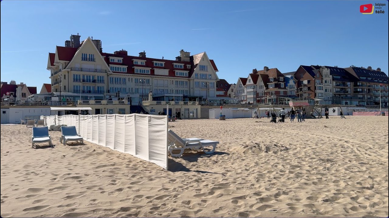 DE HAAN 🇧🇪 |  Zomer strand / Plage Belge Estivale  | Belgique Bretagne Télé