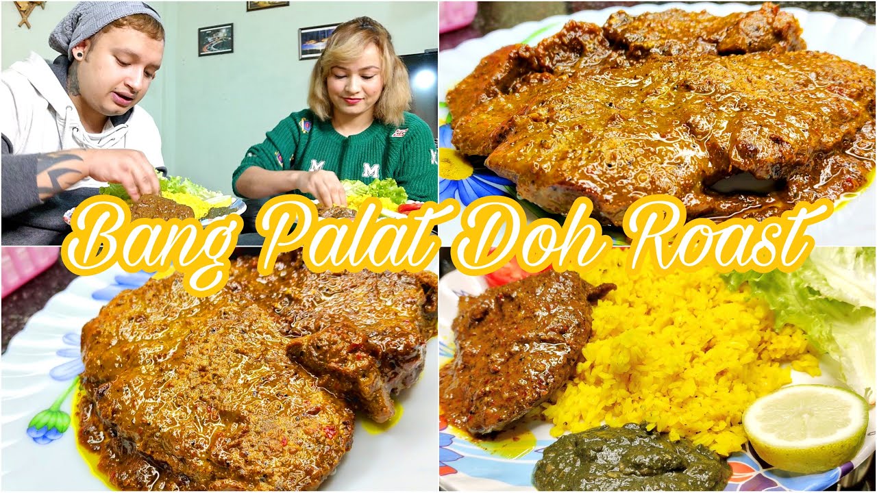 Guys! Shet Noh Kumne Doh Roast Masi 🥩 | Beef Roast | Yellow Rice | Husband Wife | Anisha Khasi Vlog