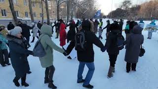 Russian Round Dance After Meeting
