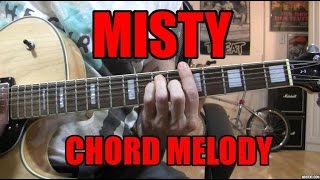 Misty - chord melody w/tabs chords