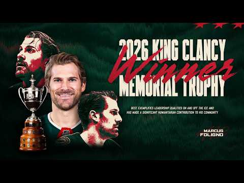 Marcus Foligno wins the 2026 King Clancy Memorial Trophy