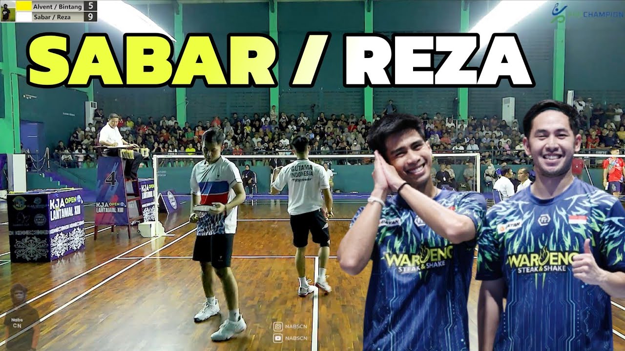 Pertandingan Terbaik SABAR / REZA 🔥 Powerfull SMASH