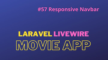 Laravel Livewire Tutorial Create Movie Website #57 Make Navbar Responsive with Search Modal