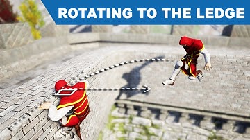 Unreal Ledge Climbing - Rotating to face the ledge - UE4 Tutorials #248