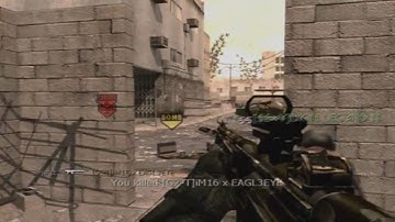 Killing the whole team on HC Search & Destroy EPIC (Call of duty 4)