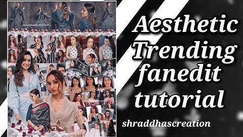 Aesthetic fanedit tutorial || trending fanedit tutorial || PicsArt editing tutorial