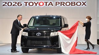 "The new 2026 Toyota Probox is here! With its hybrid configuration, it's the most fuel-efficient ...