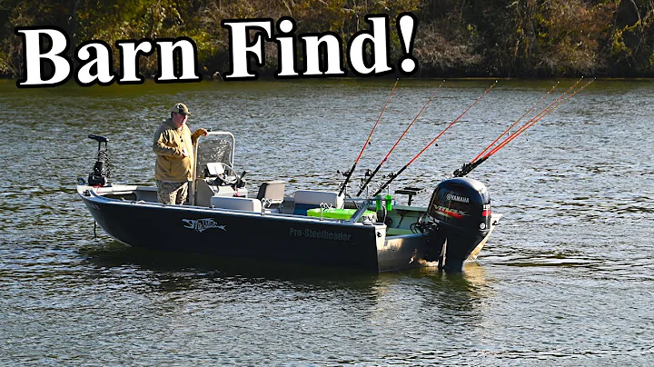 My Rare Barn Find Catfishing Boat – 20ft Welded Aluminum with Offset Forward Console (No Rear Deck!)