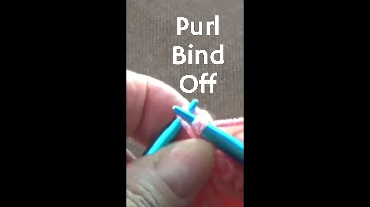 Purl Bind Off Easy
