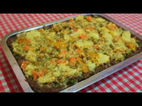 Vídeo: Torta Com Carne E Legumes