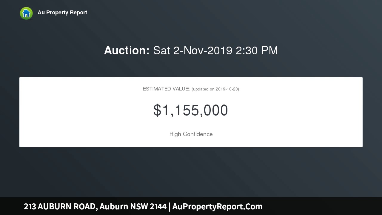 213 AUBURN ROAD, Auburn NSW 2144 | AuPropertyReport.Com