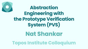 Nat Shankar: "Abstraction Engineering with the Prototype Verification System (PVS)"