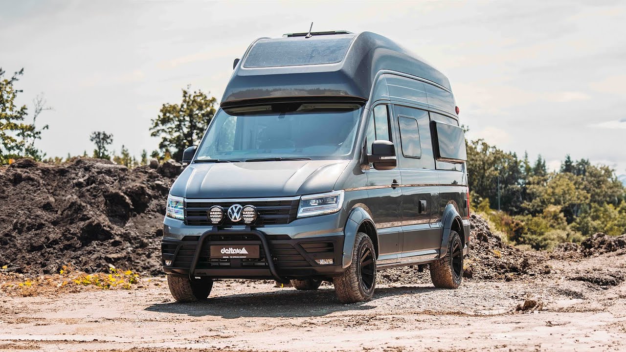 VW Crafter Komplettumbau von delta4x4 (Höher, Breiter, Räder, usw.)