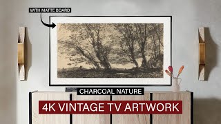 Vintage Artwork with Matte Board - 4K TV Background Art (3 Hours With No Sound)