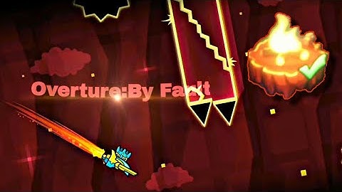 Geometry dash-Overture by Fault(3coins) [hard]