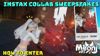 FFXIV: Instax Sweepstakes Info - How To Actually Enter