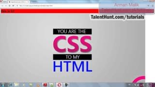 HTML and CSS Tutorial in Urdu/Hindi 2016 - background properties in css