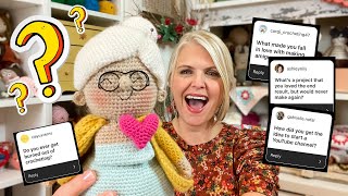 The MOST Asked Questions About Amigurumi, Crochet , Knitting & Handmade Business Topics 💓