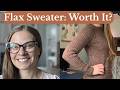 I Knit Tin Can Knits' Flax Sweater as a Beginning Garment Knitter: Here’s My Honest Review (&amp; Mods)