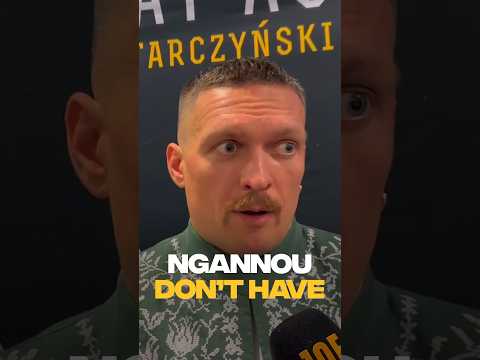 Oleksandr Usyk on Tyson Fury vs Francis Ngannou #boxing