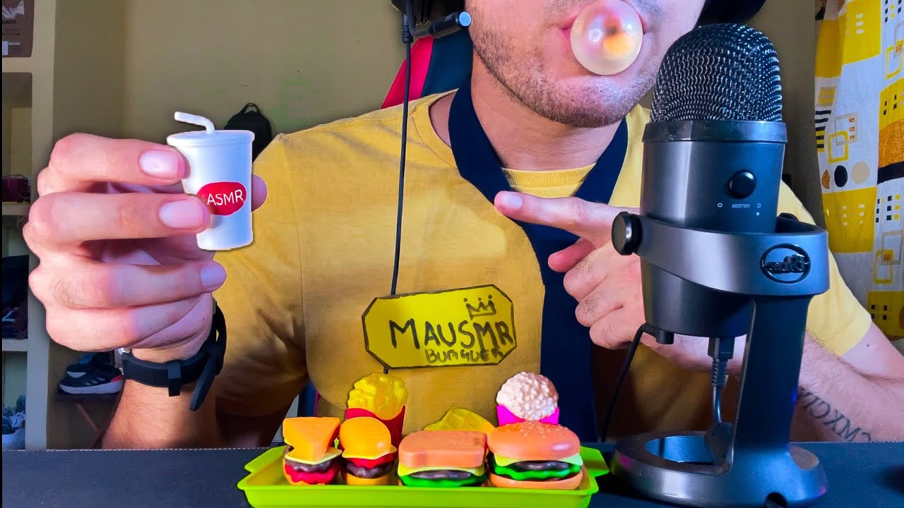 ¡Bienvenido a Mausmr Burguer!🍔 ¿puedo tomar tu orden? 🍟🥤mouth sounds ...