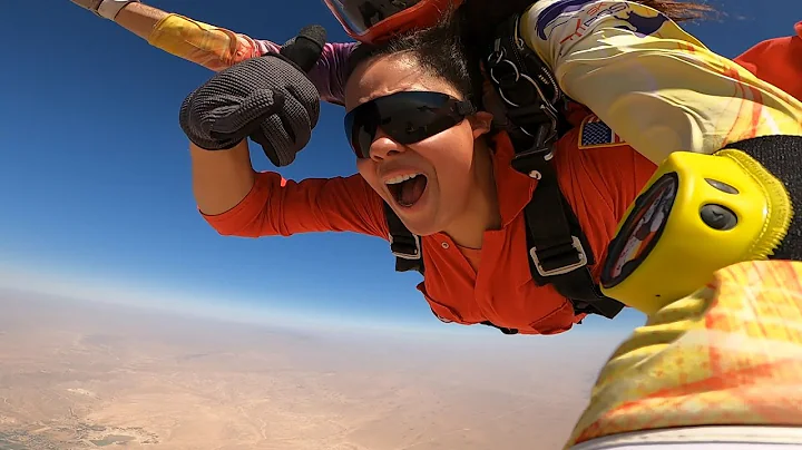 Lorena Carrillo - Tandem Skydive in Las Vegas at S...