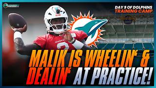 Malik Willis Was WHEELIN’ & DEALIN’ At Miami Dolphins Training Camp