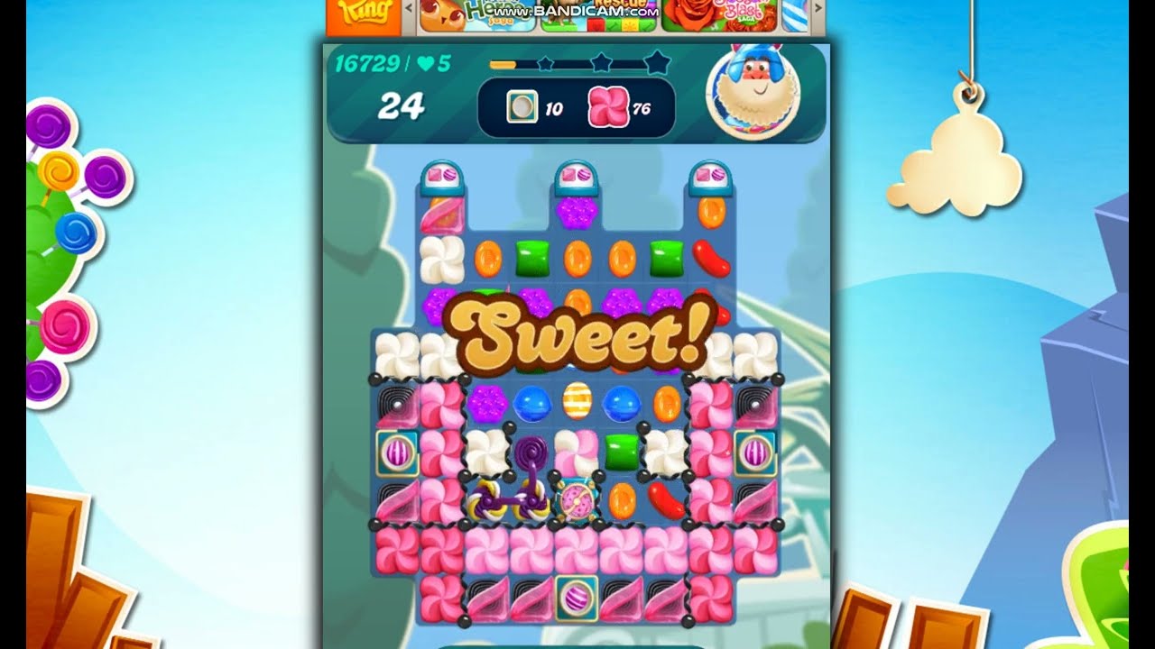 Candy Crush Saga Level 16729 NO BOOSTER