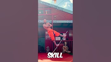 Amazing Shaolin Monk Technique 🐒  #amazing #skills #shaolin #monkey