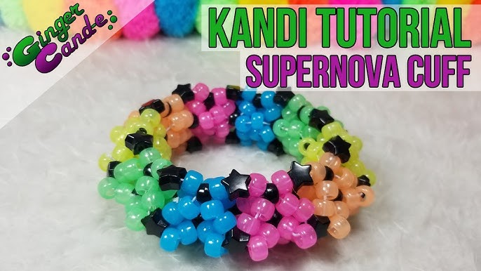 RAVE TIPS - How To Make Awesome Kandi Bracelets with Letters and Charms -  Kandi Tutorial 