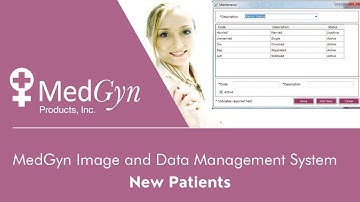 MedGyn Image and Data Management System - New Patients