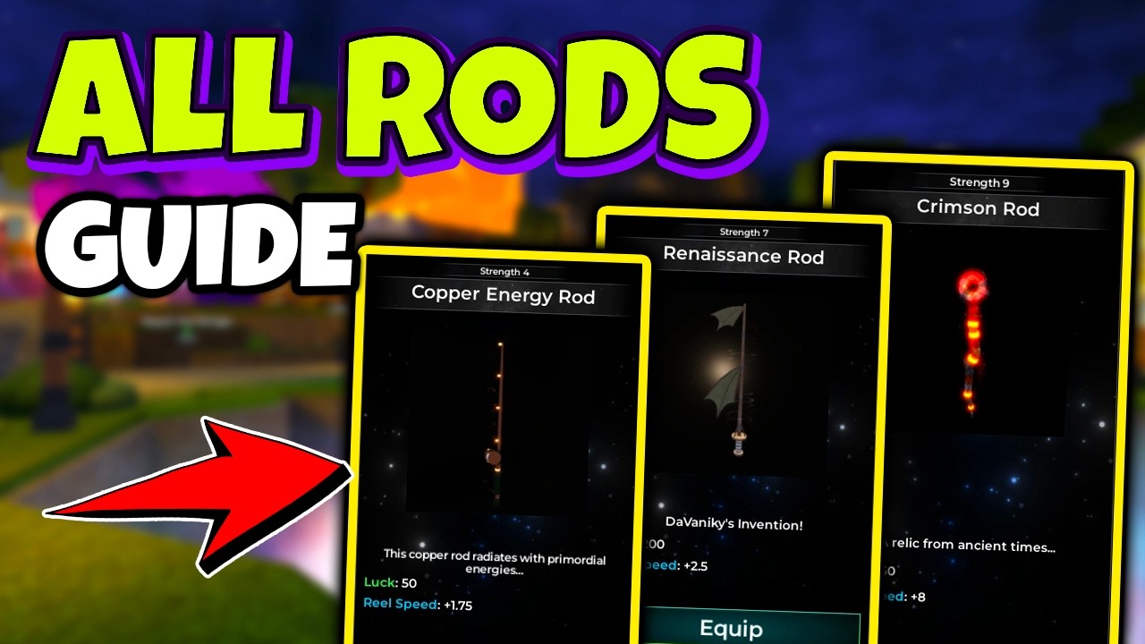 ALL RODS in STAR FISHING Roblox - Stats, Prices and Upgrade Guide - YouTube