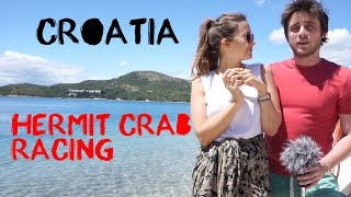 Hermit Crab Racing Croatia - European Road Trip Adventure & Travel Vlog