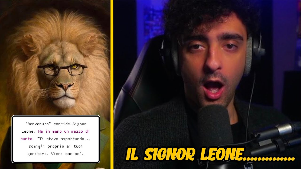 Mario Sturniolo gioca al Signor Leone per la prima volta.......