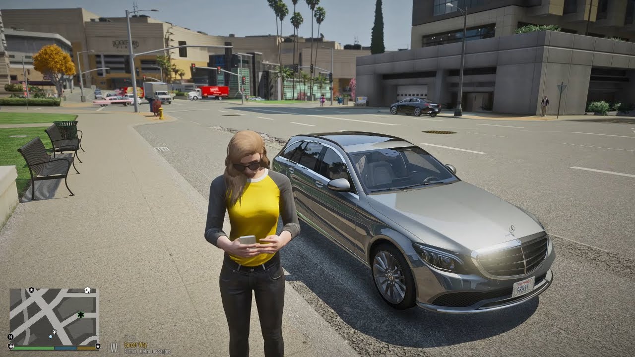 gTA 5 Let's Go To Work As Female City Uber Driver 