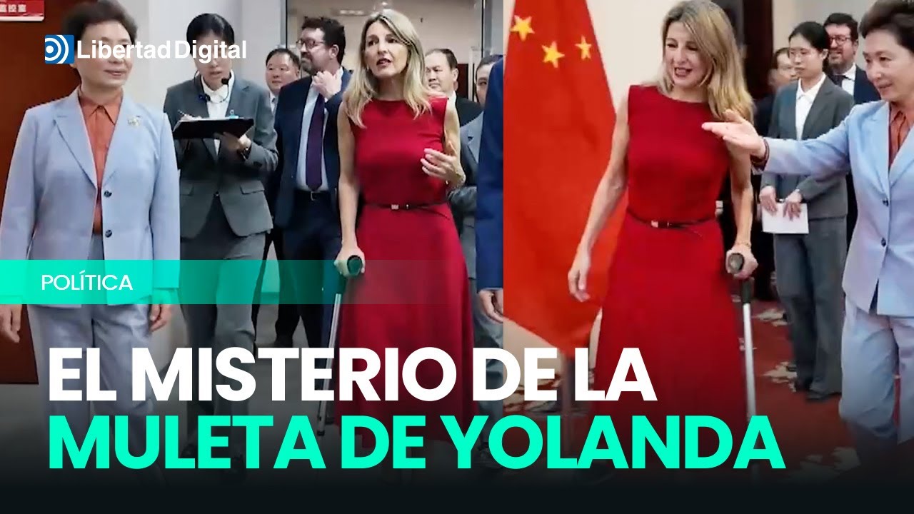 El misterioso caso de la muleta cambiante de Yolanda Díaz